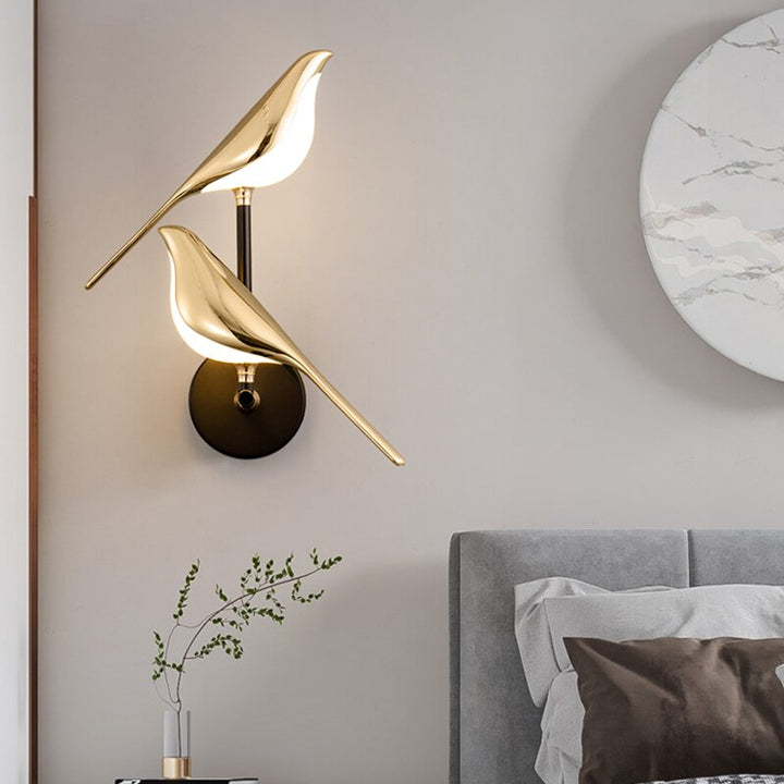 Bordik | Moderne Vogel-Wandlampe