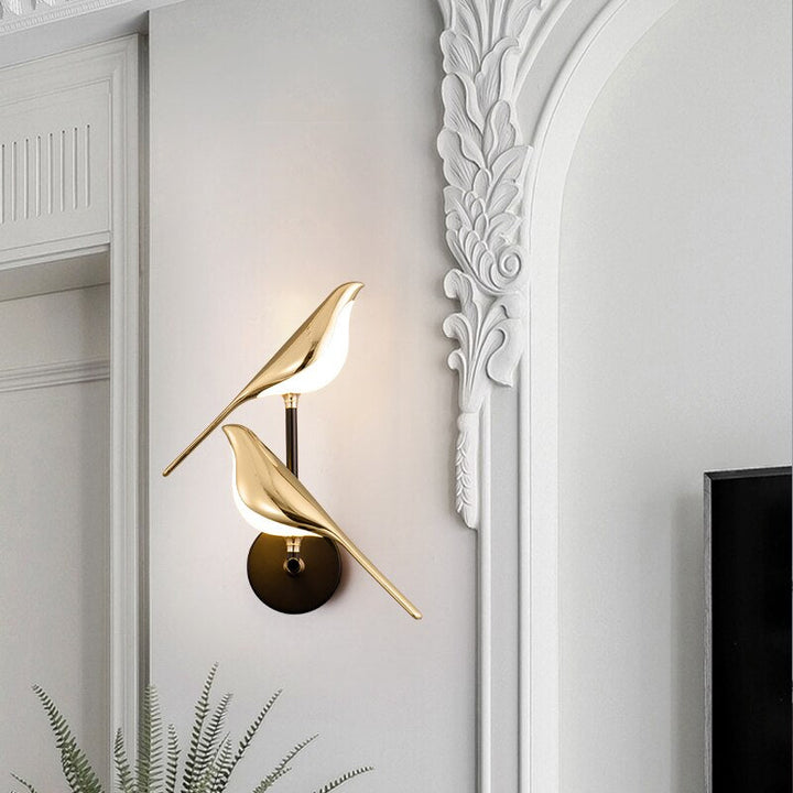 Bordik | Moderne Vogel-Wandlampe