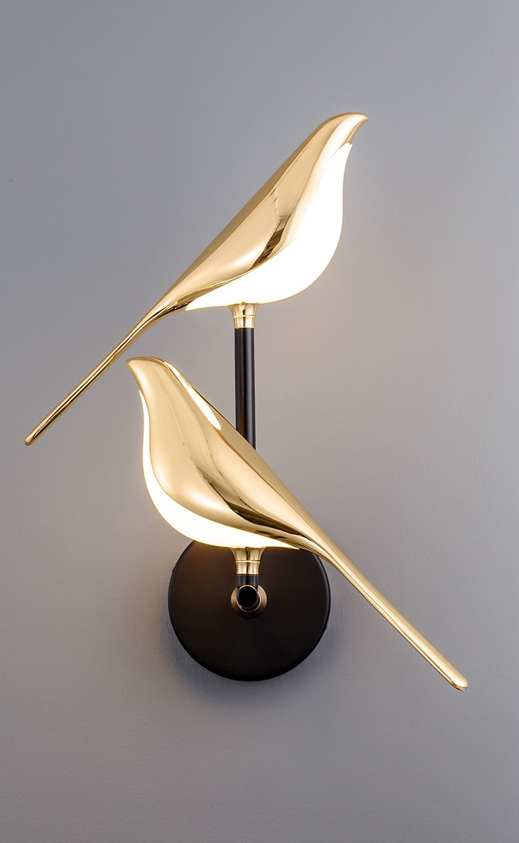 Bordik | Moderne Vogel-Wandlampe