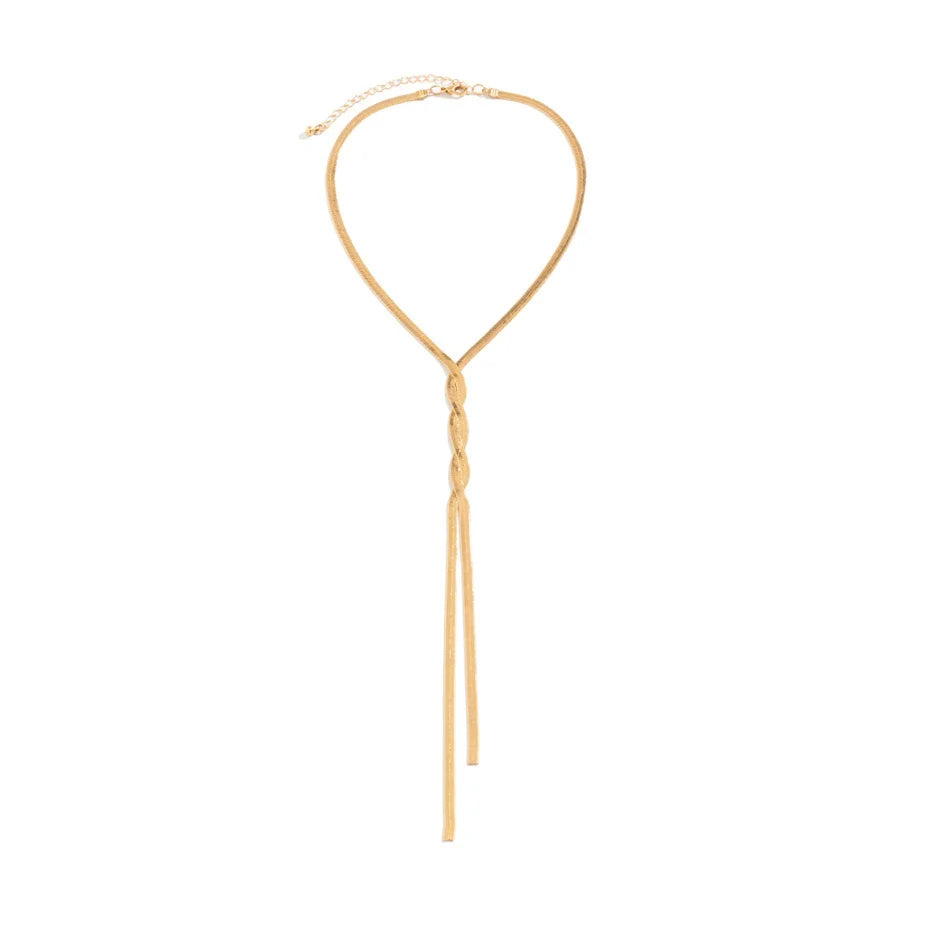Chloe | Elegante Lange Schlangen Halskette