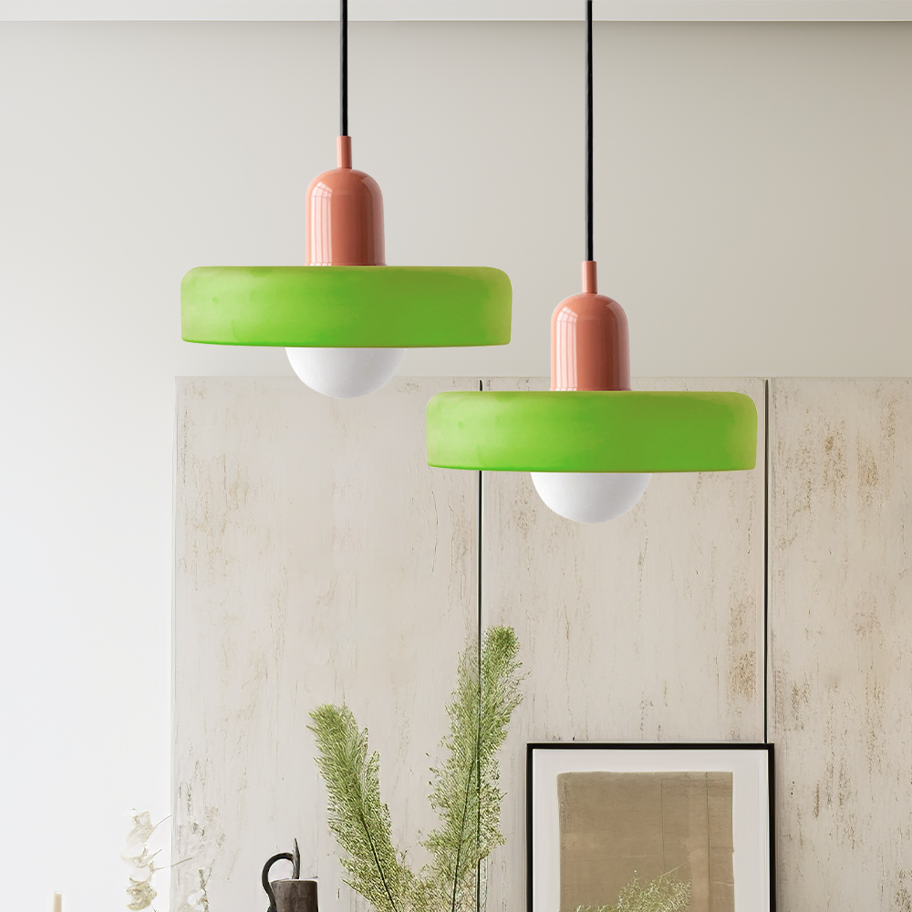 Miklon | Bunte Bauhaus Stil Pendelleuchte