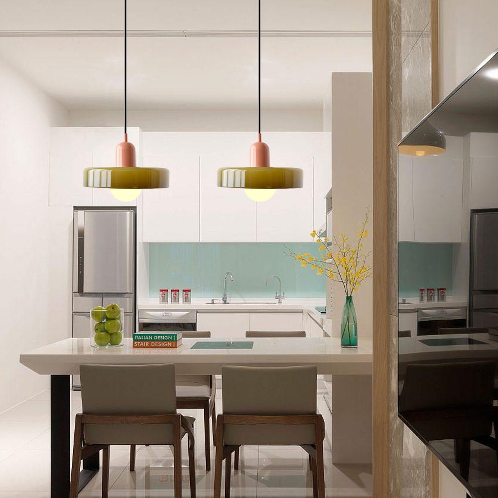 Miklon | Bunte Bauhaus Stil Pendelleuchte