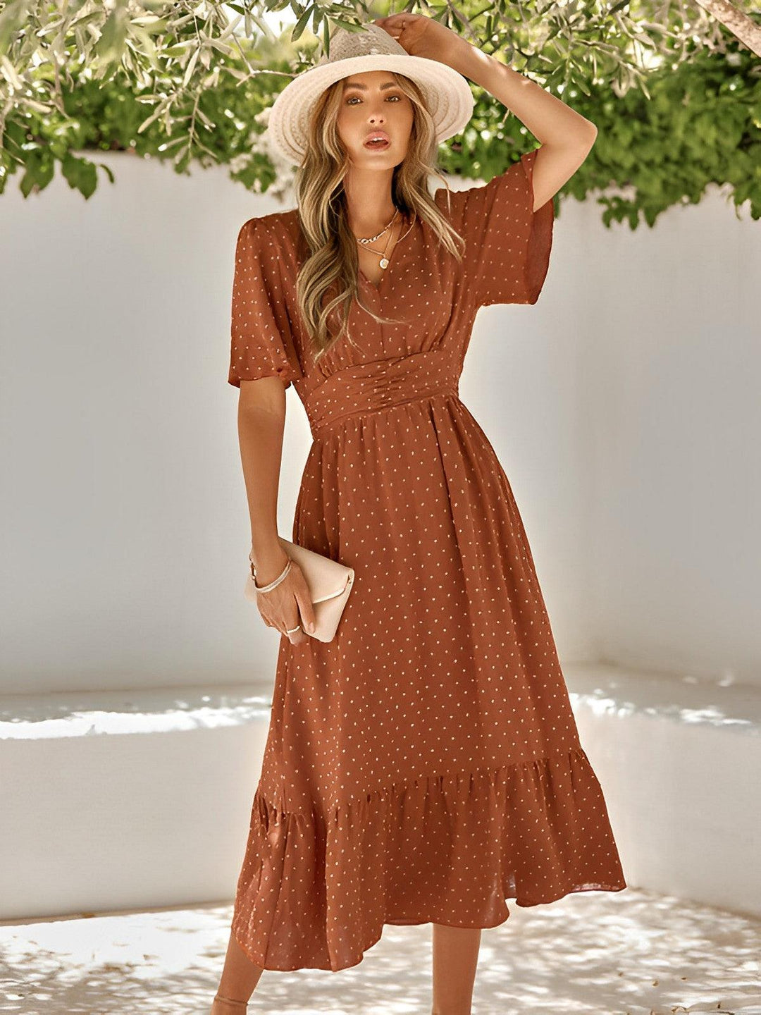 Solène | Wickel Maxikleid Für Frauen