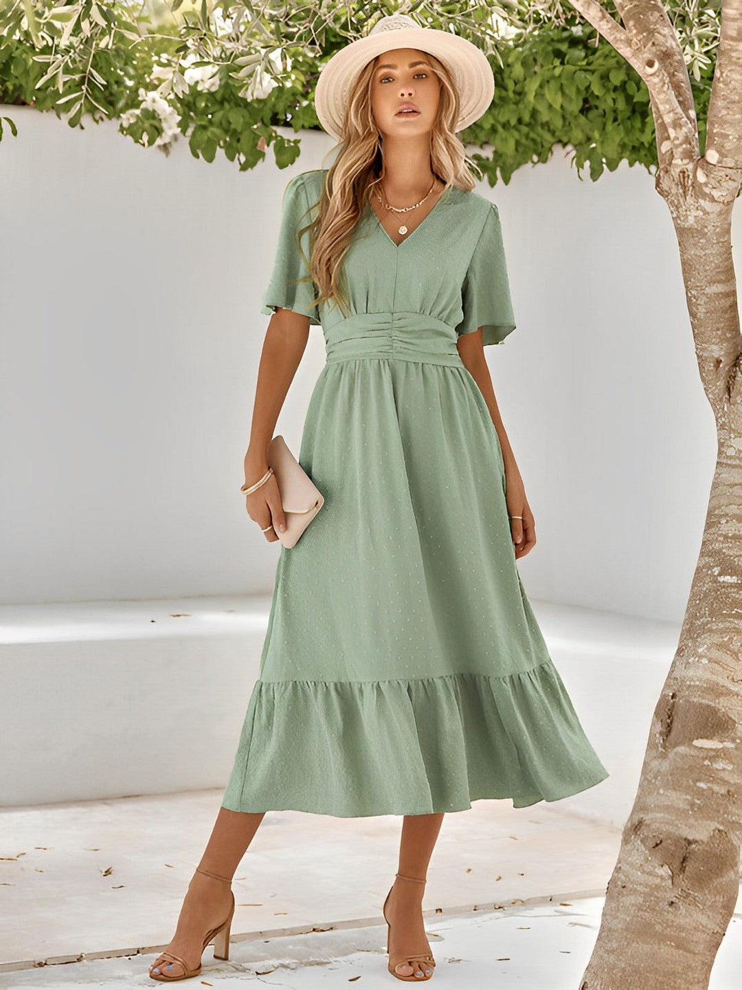 Solène | Wickel Maxikleid Für Frauen