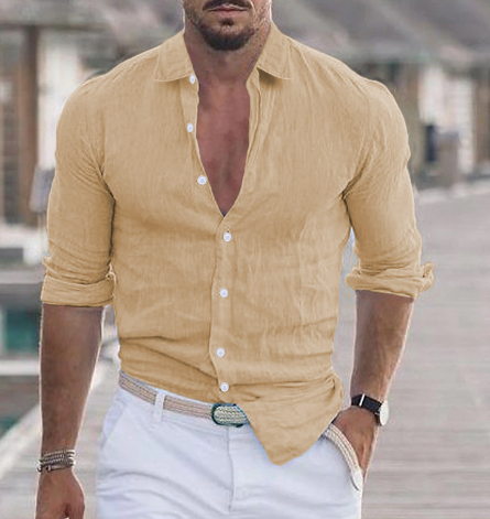 Pedro | Herren Leinenhemd