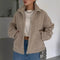 Damen Übergroße Sherpa-Fleecejacke | Gemütlich und Schick