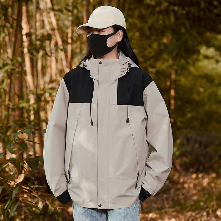 Damen Entspannte-Passform Draußen Jacke