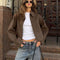 Damen Kastenförmiger Mantel | Warm und Stylisch