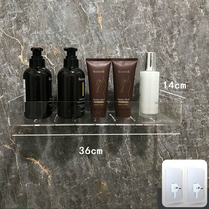 Vestin | Schwebendes Acryl Wandregal für Das Badezimmer