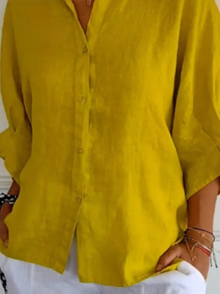 Navira | Stilvolle Leinen Bluse Für Frauen