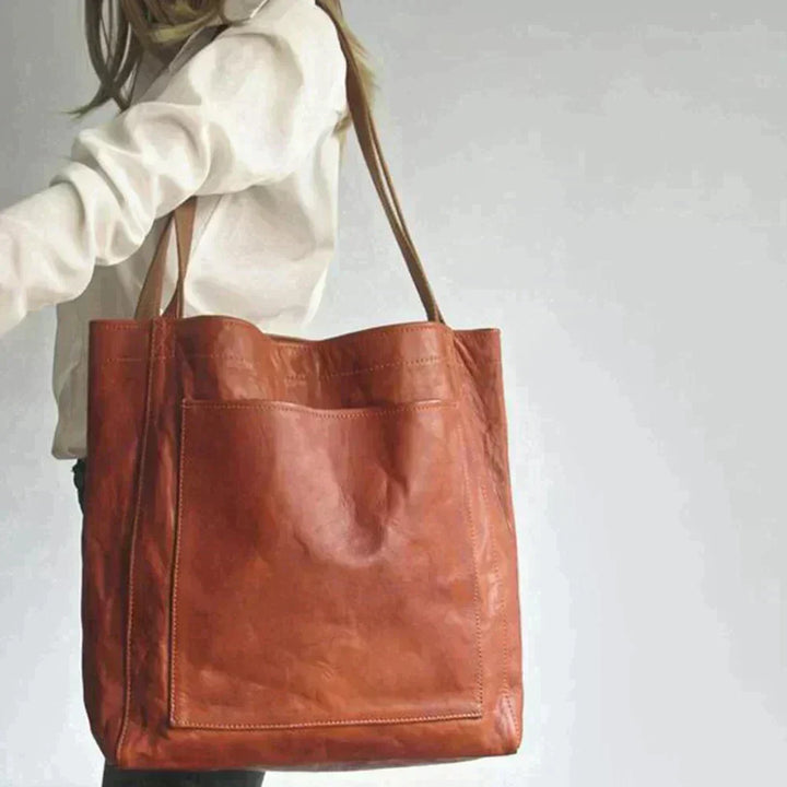 Adrasteia | Retro Frauen Leder Handtasche