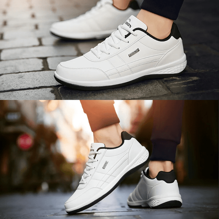 Herren Leder Orthopädische Komfortschuhe | Lässig Stil