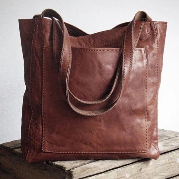 Adrasteia | Retro Frauen Leder Handtasche