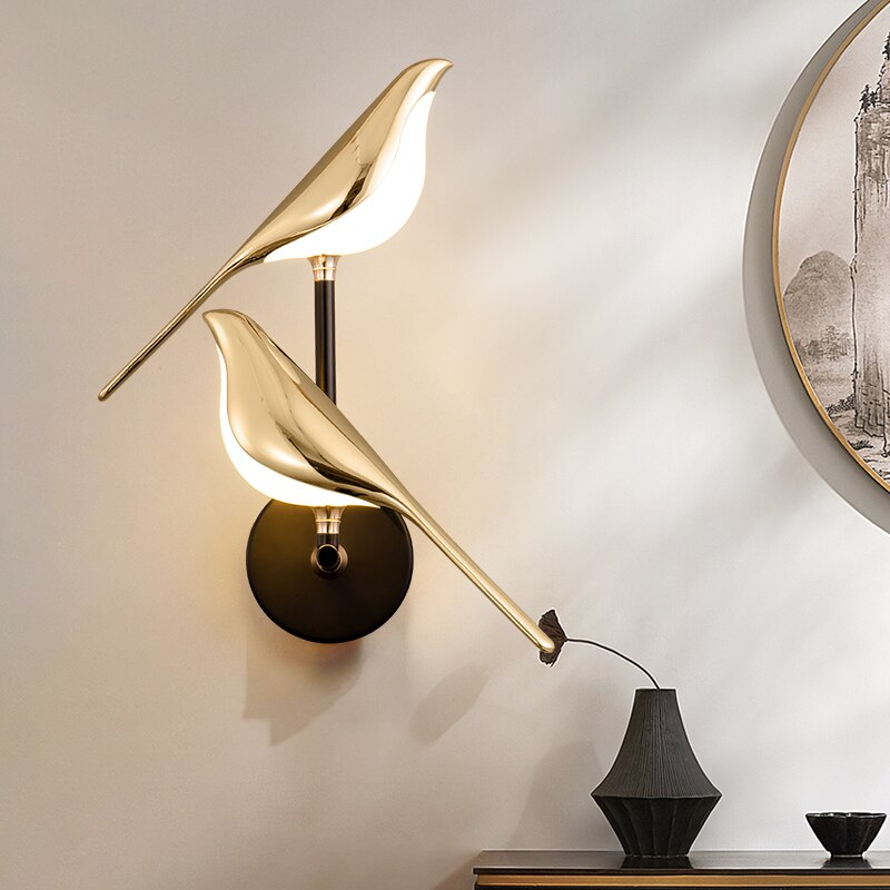Bordik | Moderne Vogel-Wandlampe