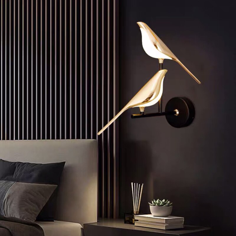Bordik | Moderne Vogel-Wandlampe