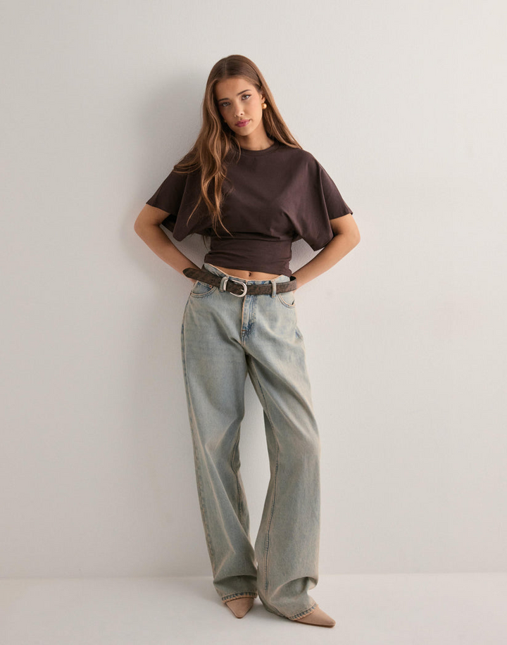 Zaphira | Weiten-Ärmel Trendiges T-Shirt Für Damen