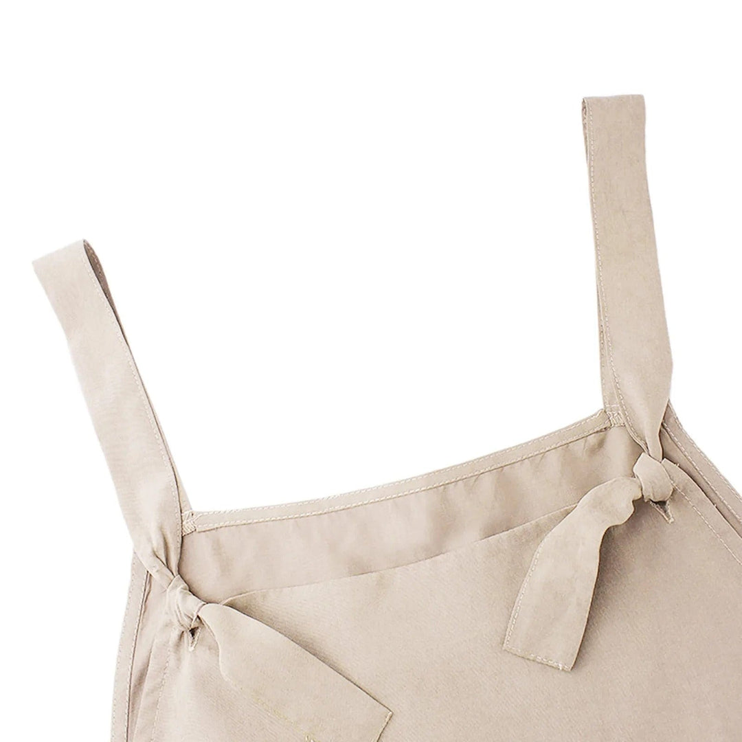 Thalia | Damen Entspannter Passform Baumwollleinen Overall
