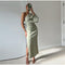 Verina | Ein-Schulter-Maxikleid