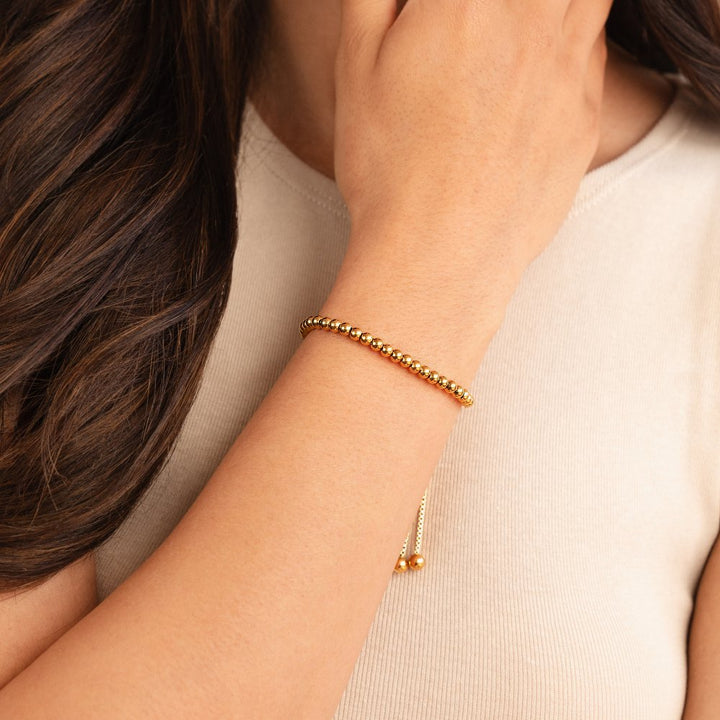 Perlenarmband mit Verstellbarem Schiebeverschluss