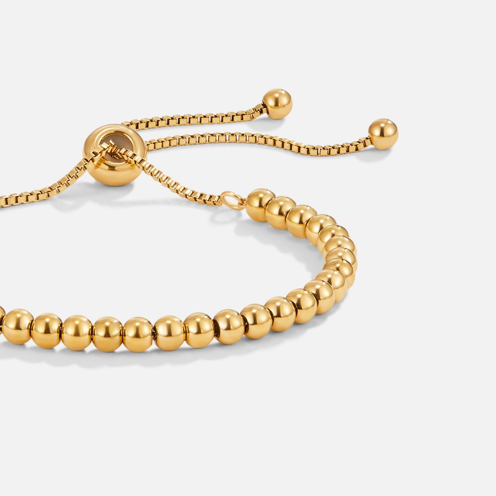 Perlenarmband mit Verstellbarem Schiebeverschluss