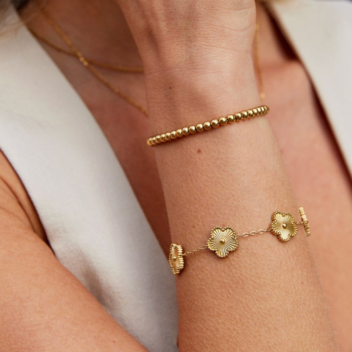 Perlenarmband mit Verstellbarem Schiebeverschluss