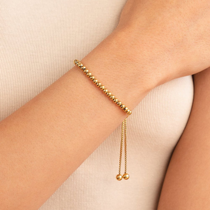 Perlenarmband mit Verstellbarem Schiebeverschluss