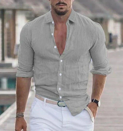 Pedro | Herren Leinenhemd
