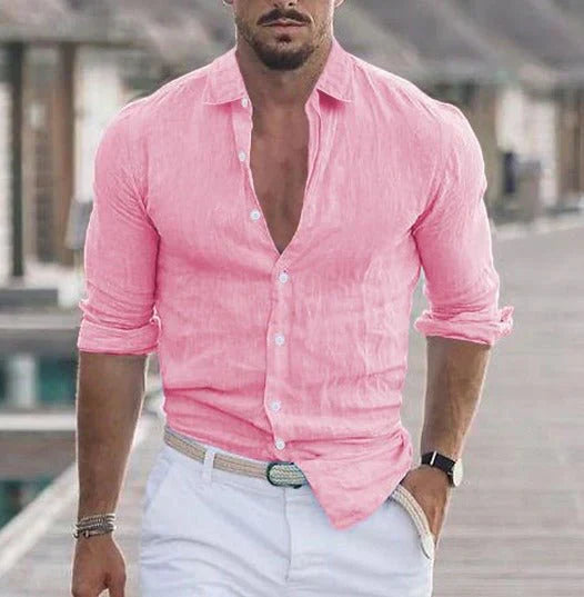 Pedro | Herren Leinenhemd