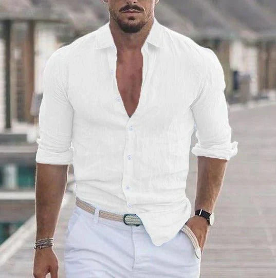 Pedro | Herren Leinenhemd