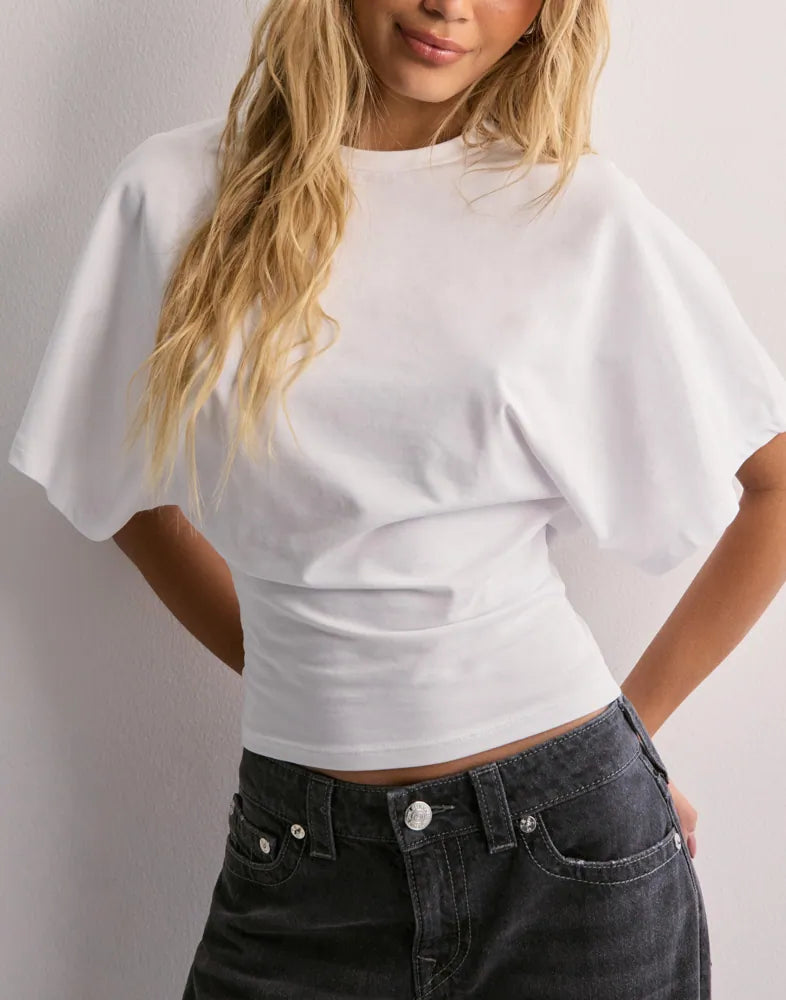 Zaphira | Weiten-Ärmel Trendiges T-Shirt Für Damen
