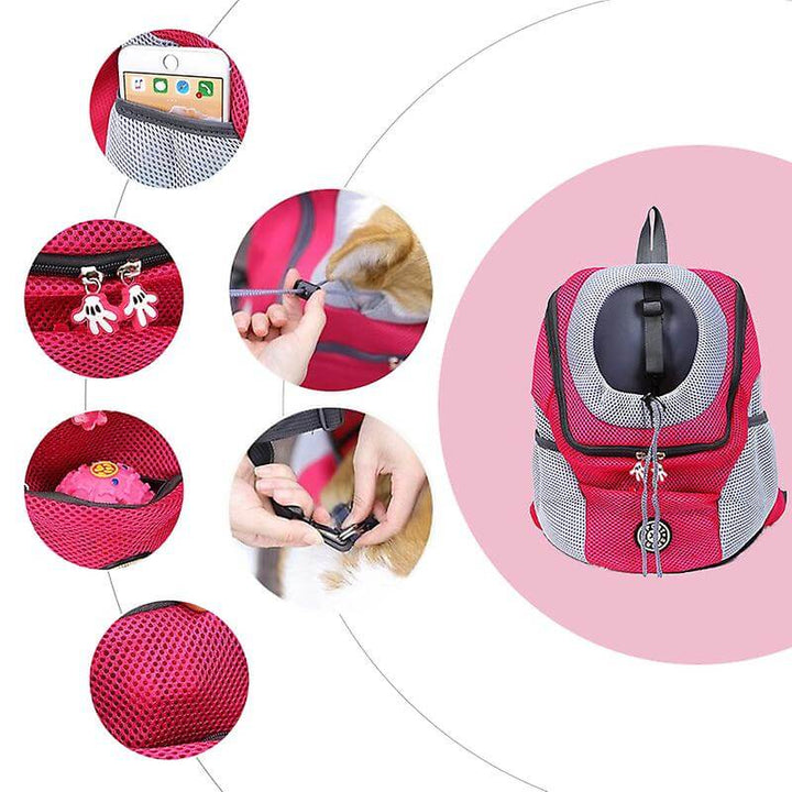Belüfteter Tragerucksack Für Haustiere