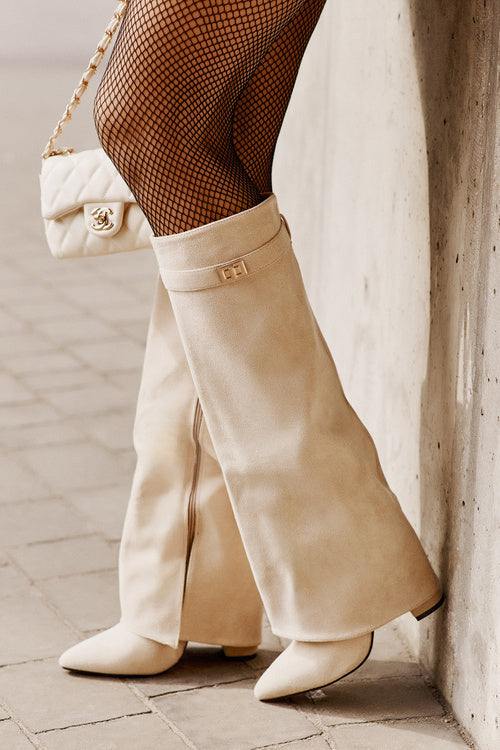 Apollonia | Schicke Damen Kniehohe Stiefel