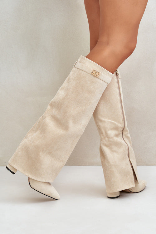 Apollonia | Schicke Damen Kniehohe Stiefel