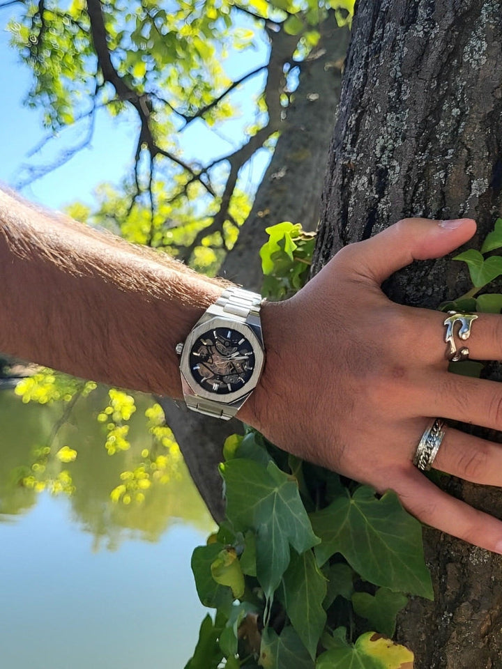 Blaise | Stilvoll Chronograf Mit Leder Riemen