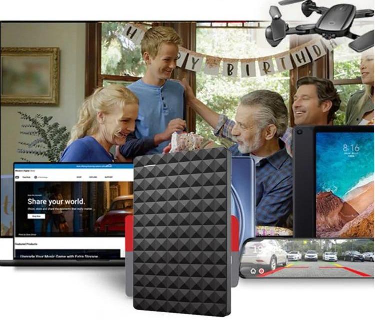 Externes Festplattenlaufwerk | Schlankes Tragbares USB 3.0-Laufwerk