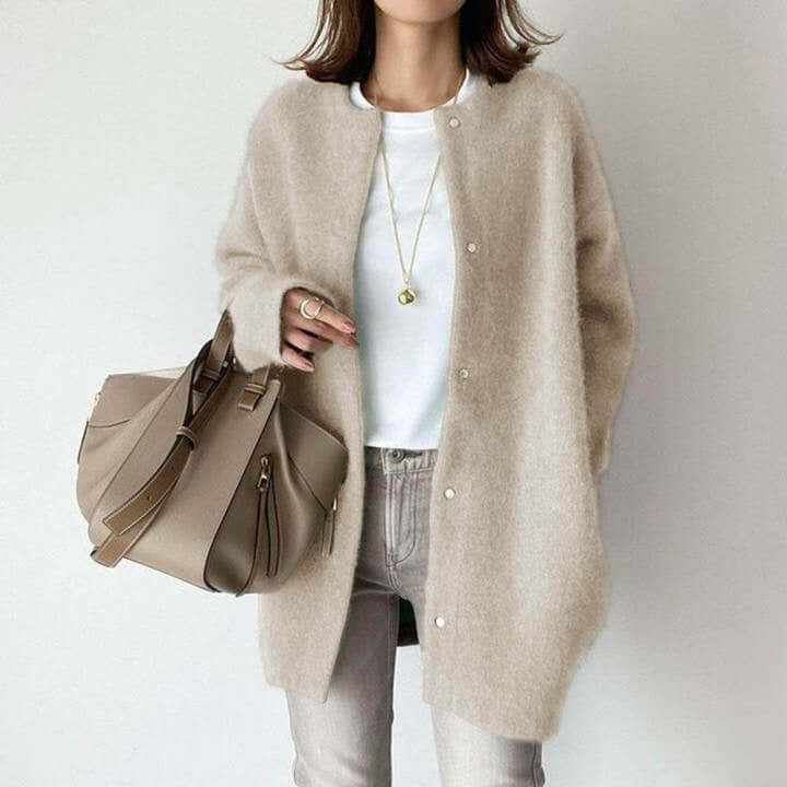 Weiche Strickjacke in Einheitsgröße für Frauen