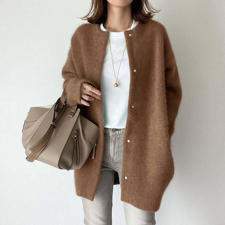 Weiche Strickjacke in Einheitsgröße für Frauen