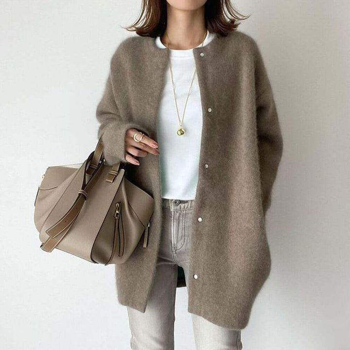 Weiche Strickjacke in Einheitsgröße für Frauen