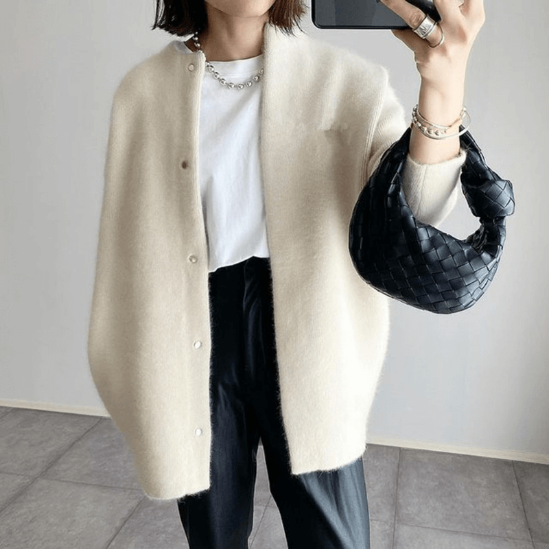 Weiche Strickjacke in Einheitsgröße für Frauen