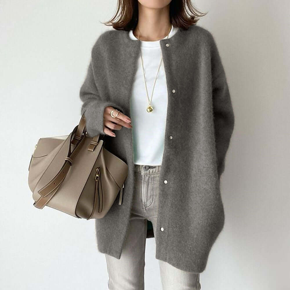 Weiche Strickjacke in Einheitsgröße für Frauen